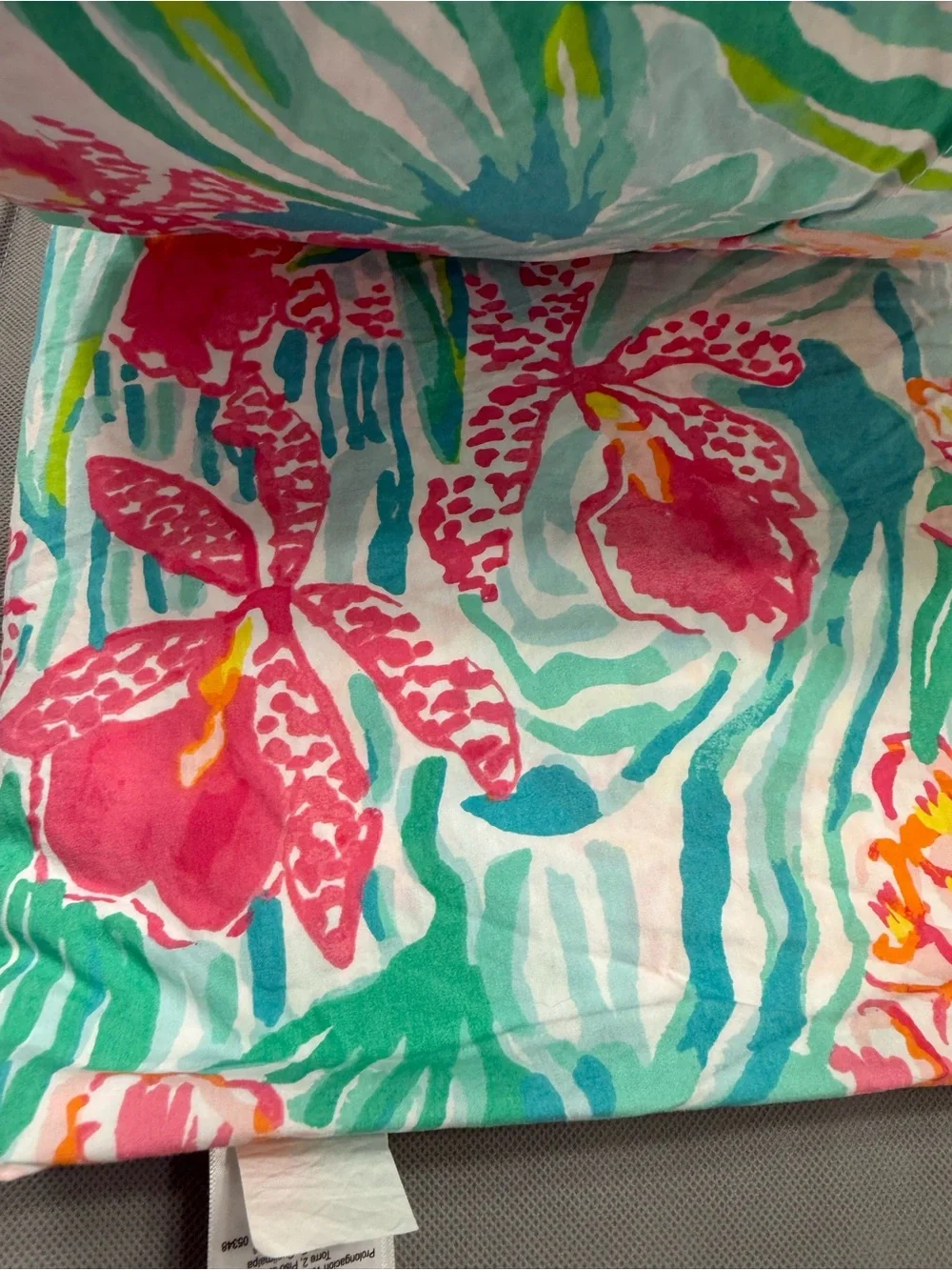 🌺 Pottery Barn Teen x Lilly Pulitzer Orchid King Sheet Set – VGUC 🌴💗